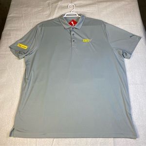 PUMA Golf Mens Rotation Polo Shirt Quarry NWT Liberty Mutual Invitational DAV